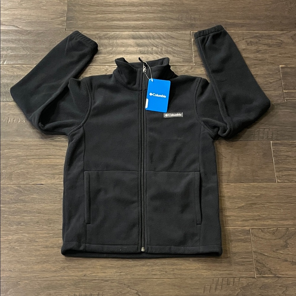 Columbia Midnight Lake Full Zip Fleece Jacket blue new Youth Boys Girls Medium